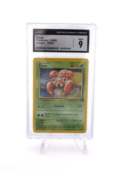 1999 Pokemon Jungle Paras 59/64 CGC 9 Mint – Vintage WOTC Graded Card - SC007 - Image 2