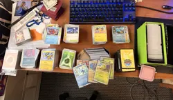 Pokemon modern bulk lot 1800+ cards, Pokeball holos to Commons, codecards, SV:ME - Image 1
