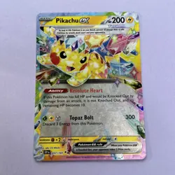 Pokemon Card Pikachu Ex 057/191 Surging Sparks NM - Image 2
