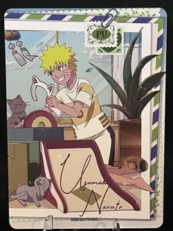 Naruto Uzumaki - NRSA01-PU-006L4 - Naruto Kayou Card Post Card Heavens Scroll - Image 1