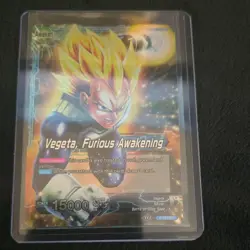 Dragon Ball Super Vegeta Furious Awakening P-163 PR Leader Card Lot English - Image 1