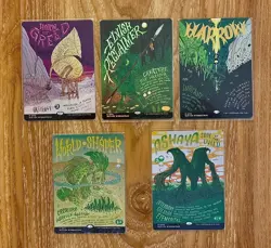 Lot (5) MTG Magic The Gathering SLD Secret Lair Drop Poster Foils HARROW etc - Image 1