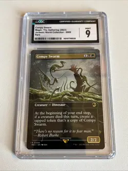 Compy Swarm (Borderless) (9) [Universes Beyond: Jurassic World Collection] CGC 9 - Image 1