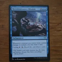 Magic: The Gathering Reconnaissance Mission Enchantment Crimson Vow 111 - Image 1