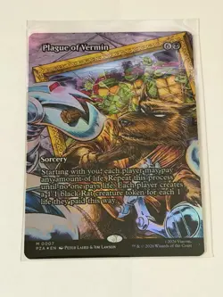 Plague of Vermin Borderless Teenage Mutant Ninja Turtles Foil 7 - Image 1