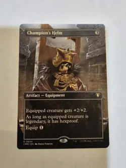 Champion's Helm (Borderless) Commander Masters Regular - Image 1