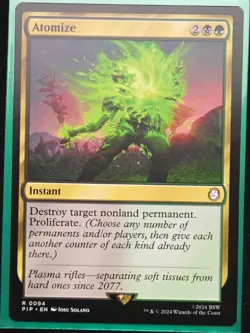 1x Atomize #94 (NM) (Non-Foil) (R) (PIP) Magic MTG - Image 1