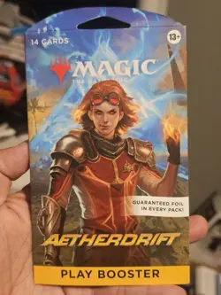 Magic Aetherdrift Sleeved Play Booster Packs! 10 Pack Lot! New Factory Sealed - Image 2