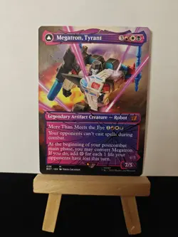 Magic The Gathering MTG - Megatron, Tyrant (Shattered Glass) - UB: Transformers - Image 1