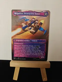 Magic The Gathering MTG - Megatron, Tyrant (Shattered Glass) - UB: Transformers - Image 2