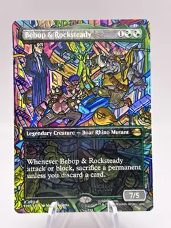 Bebop & Rocksteady 0204 Showcase Teenage Mutant Ninja Turtles TMT MTG NM - Image 1