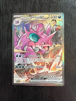 Pokemon Team Rocket's Nidoking EX 233/182 SIR Holo 330HP - Image 1