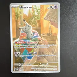 Pokemon Mimikyu 075 Sv: Scarlet & Violet Promo Holo Basic 70 HP Card - Image 1