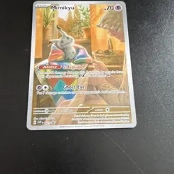 Pokemon Mimikyu 075 Sv: Scarlet & Violet Promo Holo Basic 70 HP Card - Image 3