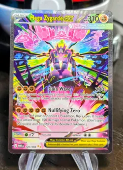 Mega Zygarde ex 120/088 Me03: Perfect Order Holo Pokemon TCG NM - Image 1
