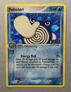 Pokemon TCG Poliwhirl 68/115 Unseen Forces Reverse Holo Stamp 2005 - Image 1