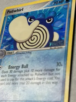 Pokemon TCG Poliwhirl 68/115 Unseen Forces Reverse Holo Stamp 2005 - Image 2