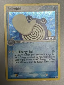 Pokemon TCG Poliwhirl 68/115 Unseen Forces Reverse Holo Stamp 2005 - Image 4