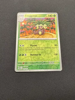 Pokemon: Exeggutor 103/165 Sv: Scarlet & Violet 151 Reverse Holofoil Near Mint - Image 2