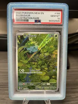 Pokemon Bulbasaur, Ivysaur, Venusaur PSA 10, Sequential 151, English Edition - Image 2