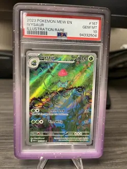Pokemon Bulbasaur, Ivysaur, Venusaur PSA 10, Sequential 151, English Edition - Image 4