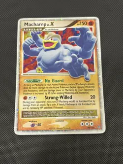 Pokemon TCG Machamp LV.X STORMFRONT: 98/100 Holo - LP - Image 1