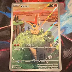Pokemon Victini 208 Sv: Scarlet & Violet Promo Cards Holo Basic 80 HP TCG - Image 1