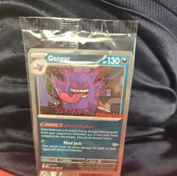 Gengar Promo Sealed with GameStop Stamp - Cosmos Holo Pokemon TCG - Image 2