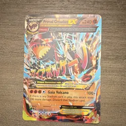 Pokemon Primal Groudon EX 86/160 XY Primal Clash Ultra Rare Full Art Holo 240 HP - Image 1