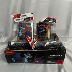 Pokemon TCG Mega Evolution Phantasmal Flames Booster Pack Mini Portfolio 12 pack - Image 1
