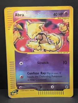 Abra 093/165 Expedition Base Set Reverse Holo Rare Pokemon TCG Nintendo MP - Image 1