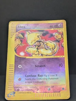 Abra 093/165 Expedition Base Set Reverse Holo Rare Pokemon TCG Nintendo MP - Image 3