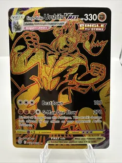 Pokemon TCG Single Strike Urshifu VMAX Ultra Rare Holo TG29/TG30 Brilliant Stars - Image 1