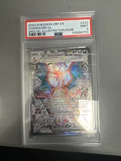 2023 Graded PSA 9.0 Charizard EX #223 Pokemon Obsidian Flames - Image 1