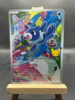 Popplio Black Star Promo 045 First Partners Pokemon TCG 💦 - Image 1