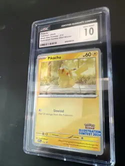Pokemon 2025 JPN Illustration Contest Pikachu 2024 Winner, CGC 10 - Image 2