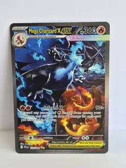 Pokemon Mega Charizard X ex 125/094 Me02: Phantasmal Flames Holo SIR Stage 2 - Image 1