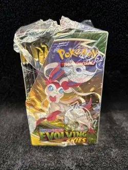 Pokemon Evolving Skies Half Booster Box X18 (Broken Seal) - Image 1