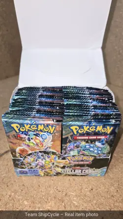 Factory Sealed Scarlet Violet Stellar Crown Booster Box POKEMON TCG Sea G1N - Image 4
