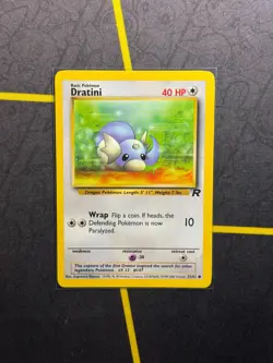 Dratini 53/82 - Pokemon TCG Team Rocket Unlimited WOTC - LP - Image 1