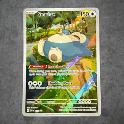 2023 Pokemon 151 Snorlax SVP 051 Black Star Promo Illustration Rare Holo NM/M - Image 1