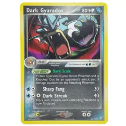 2004 Pokemon EX Team Rocket Returns Dark Gyarados #36/109 MP / Played - Image 1