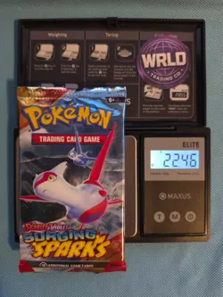 (HEAVY)🔥 22.46g Pokemon TCG Surging Sparks Booster Pack Factory Sealed✅ - Image 1
