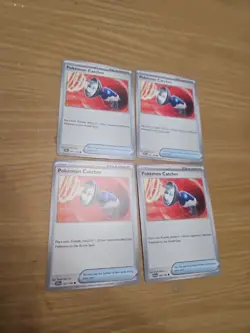 Pokemon Catcher 187/198 Pokemon TCG Scarlet & Violet Base 4x Playset - Image 2