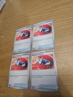 Pokemon Catcher 187/198 Pokemon TCG Scarlet & Violet Base 4x Playset - Image 3