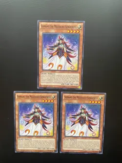 Yugioh Soprano The Melodious Songstress SP17-EN013 Common 1st Edition LP X3 - Image 1