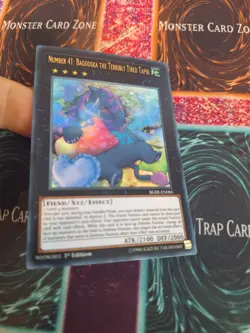 Yugioh Number 41: Bagooska the Terribly Tired Tapir BLRR-EN085 Ultra 1st Ed NM - Image 2