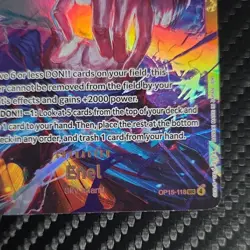 One Piece CCG Enel OP15-118 SEC Full Art Foil Sky Island Character Card English - Image 5