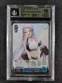 2025 Weiss Schwarz "SPRINT" FOLKWANG #S117-E096S Super Rare English BGS 10 - Image 1