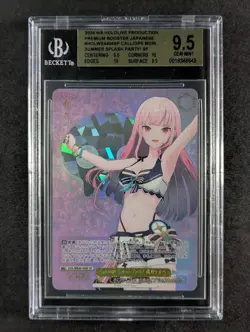 2024 Weiss Schwarz SUMMER SPLASH PARTY! CALLIOPE MORI #WE44-04SP Special BGS 9.5 - Image 1